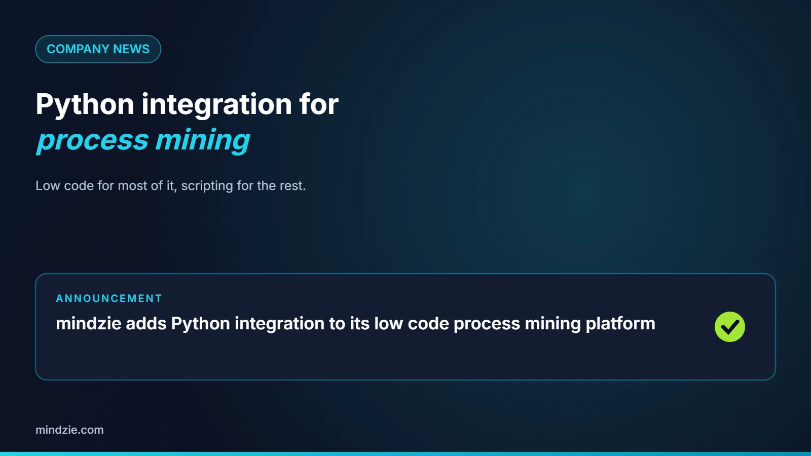 Python integration for
