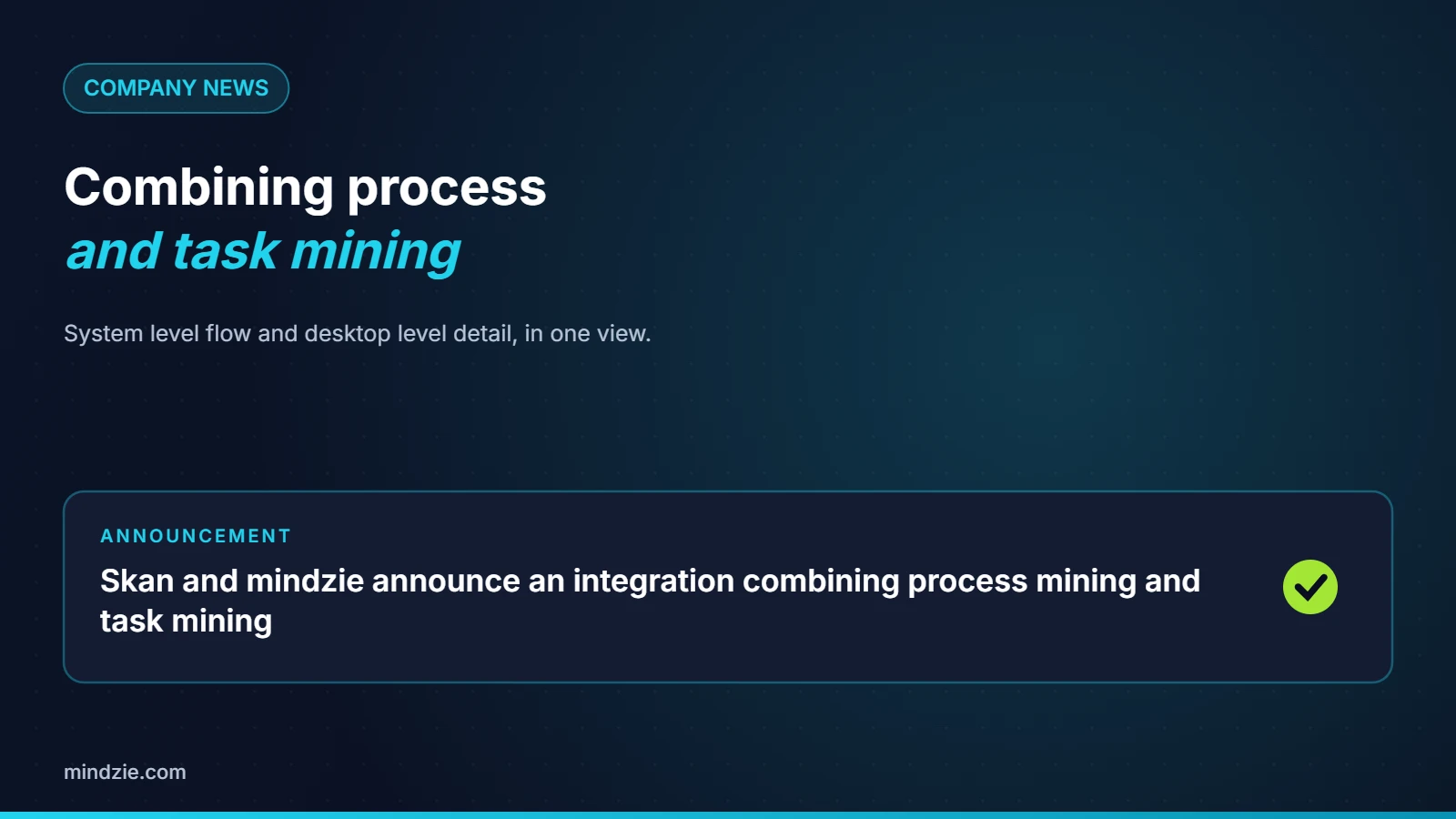 Combining process